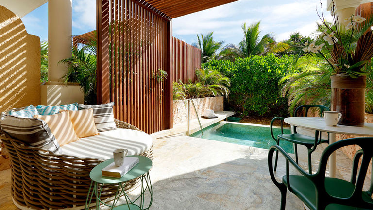 Guests at TRS Yucatan Hotel will enjoy its tropical forest setting.
