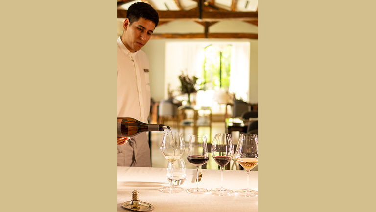 La Vida Restaurant features a seven-course menu paired with Signature Wines.