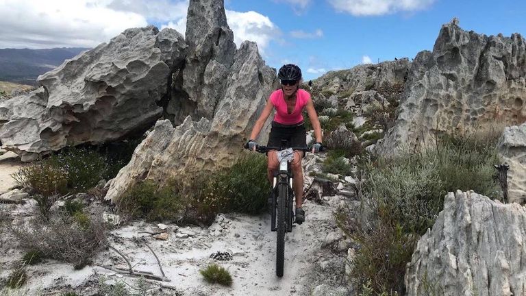 Private guided mountain biking tour