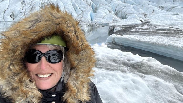 Renee Dunkin on a fam trip in Alaska