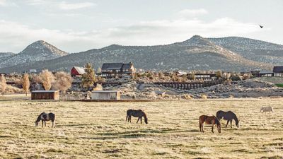 Brasada Ranch sits on 1,800 acres in Central Oregon’s high desert and offers panoramic views of the Cascade Mountains to the east.