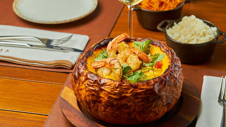 Stop for a bite at Vista Restaurante.