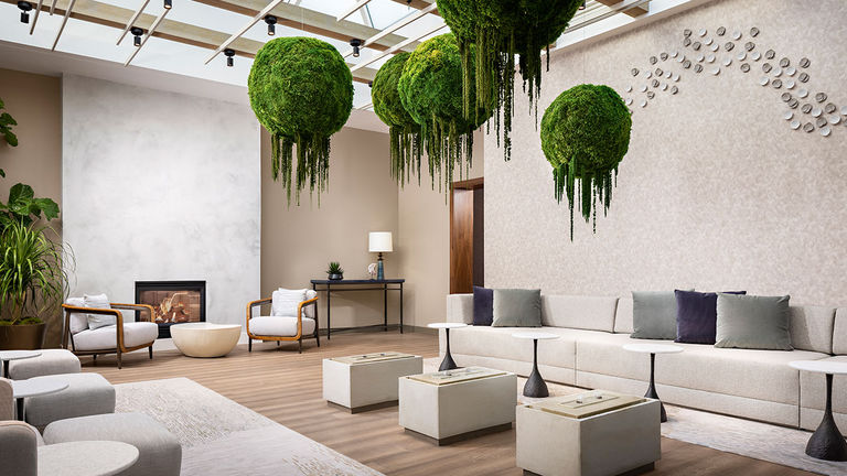 The last phase of the renovation was the new Miraval spa.