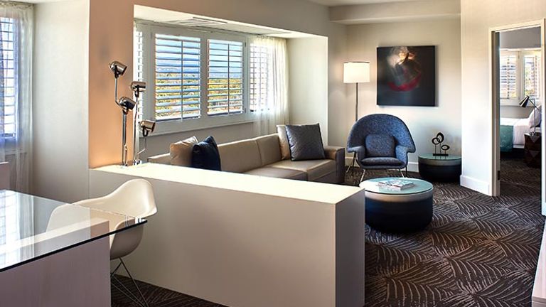 The new color scheme is meant to reflect the natural colors found outdoors. // © 2016 W Hotels